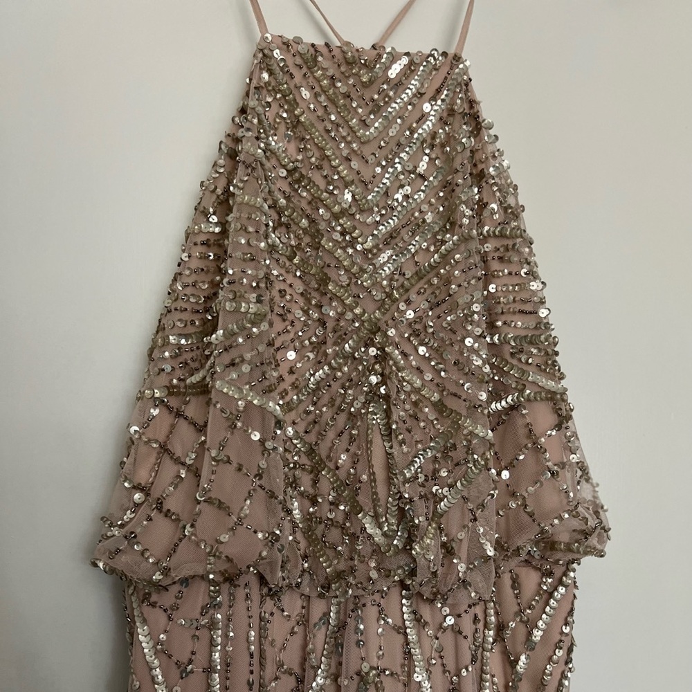Adrianna Pappell Dress/Gown. Size 12. Worn once and dry cleaned.